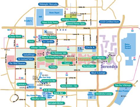 2023 bonifacio global city map.